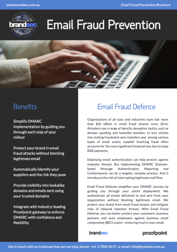 Email Defence Brochure